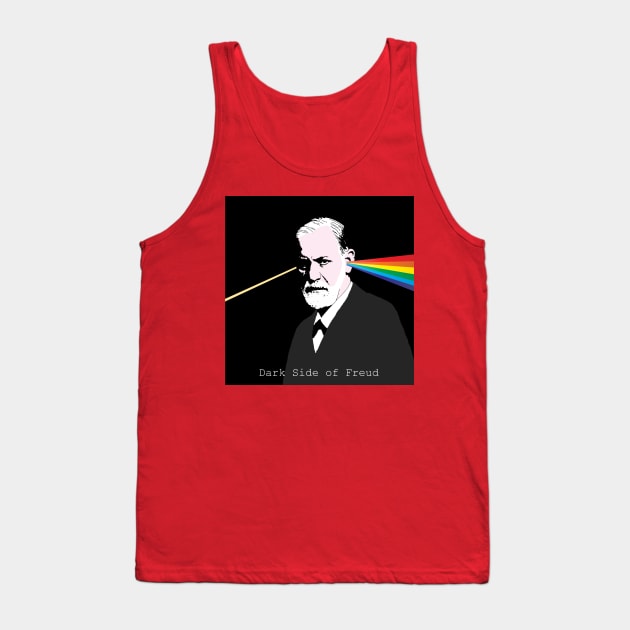 Dark Side of Freud Tank Top by candhdesigns